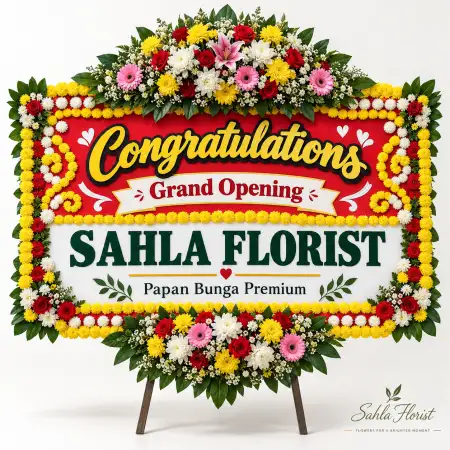 Papan Bunga Ucapan Selamat Blimbing