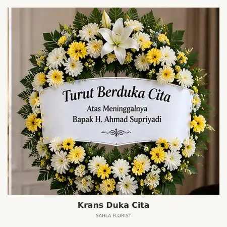 Krans Bunga Duka Blimbing